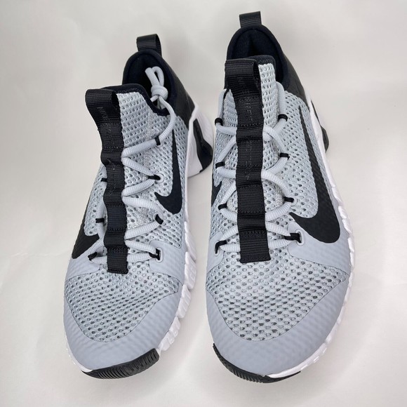 Nike Mens Free Metcon 3 Wolf Grey Black White Training Shoes Sz 12.5 CJ0861 090 - Picture 5 of 7